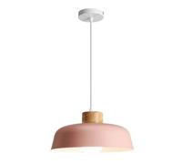 STVDEDG Abat-jour Moderne Bohème Pour Plafonnier Lustre Style Macaron Nordique Avec Luminaires Suspendus En Bois Suspension Semi-circulaire Créative En Métal Îlot De Cuisine, Chambre, Véranda
