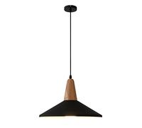 STVDEDG Lustre Suspendu Macaron En Bois, Style Nordique Coloré, Pour Salle À Manger, Plafonnier Moderne Et Élégant, Abat-jour Vintage, Suspension Industrielle Pour Îlot De Cuisine, Hall D'entrée