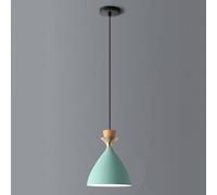 STVDEDG Suspension Design Couleur Lustre Style Macaron Nordique Avec Luminaires Suspendus En Bois Suspension En Forme De Dôme Réglable De 16,8 Cm Pour Îlot De Cuisine, Chambre, Véranda, Garage