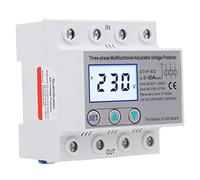 STVP-932 Protecteur de Surtension 230V/400V AC Dispositif de Protection Automatique de Tension Réglable Multifonction ACL Triphasé Disjoncteurs Electriques (50A)