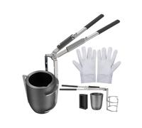Stxdynjy Pince Creuset Pack Pince Creuset Pince Longue Creuset Gants Résistants Acier Inox 304 pour Métal Coulée Fonderie Petit Atelier