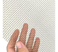 Styire Filet métallique tissé non magnétique for fenêtres, 50 x 100 cm, en laiton, for protection des signaux, for outils Grillage Métallique(6 Mesh 3.8mm)