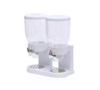 (Style A) Cereal Dispenser Food Dispenser Convenient Storage Airtight Operation Separator Portable Food Container Support for Kitchen