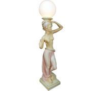 Style antique Figure Lampadaire Danseuse du ventre Stand Lampe Lampes Sculpture Nouveau