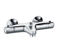 style classique - mécanisme : cartouche thermostatique avec tête céramique - mousseur à haut débit (28L / min) - gestion de l'eau : bouton Eco-Stop - protection anti-brûlure - poignée : ABS - corps : 