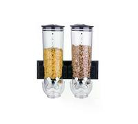 (Style D) Cereal Dispenser Food Dispenser Convenient Storage Airtight Operation Separator Portable Food Container Support for Kitchen