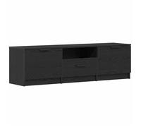 Style Élégance Chic - Meuble TV Cabinet TV au sol - Armoire Télévision - avec tiroir Noir 140x35x40cm - bois d'ingénierie &426436