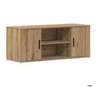 Style Élégance Chic - Meuble TV Cabinet TV au sol - Armoire Télévision - chêne artisanal 100x35x40cm - bois d'ingénierie &145294