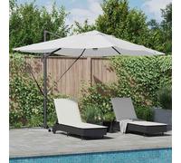 Style élégant Parapluie Roma Beige et Noir 352 x 251 x 265 cm - Parasols Hommie7737419 1parcel