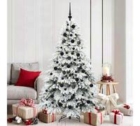 Style élégant Sapin de Noël artificiel avec 300 LED Vert 180 cm PE et PVC DE2044833