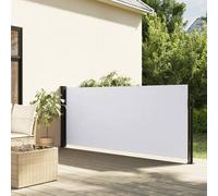 Style élégant Store latéral extensible Blanc 100x500 cm - Parasols Hommie9861654 1parcel
