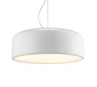 Style européen Simple Moderne Led Mode Éclairage Pendentif Lumière Restaurant Chambre Creative Rétro Lustre Simple Aluminium Blanc, Noir Plafonnier Suspendu (Color : White, Size : 60CM) Interesting