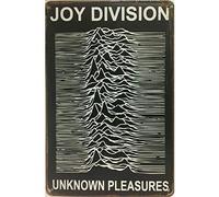 Style Joy Division Unknown Outdoor Garage Street Shop Cuisine Restaurant Affiche amusante pour homme et femme pour la maison, les bars, les clubs, les cafés Décoration murale Poster en métal 20,3 x