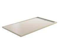 Style Plus - Receveur de Douche Extra-Plat - Résine Minérale - Élégant & Résistant - BEIGE - 190X80 CM