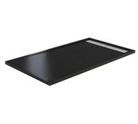 Style Plus - Receveur de Douche Extra-Plat - Résine Minérale - Élégant & Résistant - GRIS ANTHRACITE - 160X70 CM