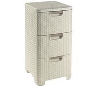 Curver Armoire à tiroirs Style 42 L Blanc 06604-885-11