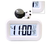 Stylebest Adorable Réveil Numérique Mignon avec écran LED D'affichage de la Température pour Une Esthétique Ludique Chambre à Coucher 1 unité (Astronaute)