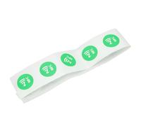 Stylebest Autocollants NFC Imperméables en PVC, étiquettes Programmables Durables pour le Partage Social, Cartes de Visite Musicales et Plus, Taille 25mm, 30 Pièces (Verte)