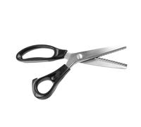 Stylebest Ciseaux à Cranter en Tissu - Conception Professionnelle à Bord Triangulaire pour la Couture et L'artisanat - Lames en Acier Inoxydable, Longueur 23 Cm, Dents 3/4/5/7 Mm - Idéal pour le (5mm)