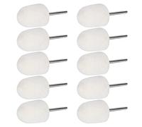Stylebest Ensemble de Têtes de Meulage en Laine de 0,6 Pouces, Outils de Polissage Durables pour Bijoux, Métal et Verre - 10 Pièces pour Divers Moules et Surfaces Non Métalliques