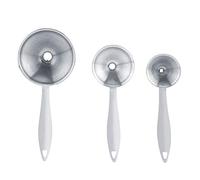 Stylebest Ensemble D'entonnoirs en Acier Inoxydable, Outil de Cuisine Pratique pour Transférer des Liquides et des Poudres, 3 Pièces, Argent 5,51 Pouces à 6,69 Pouces