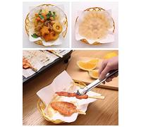 Stylebest Feuilles de Papier Absorbant L'huile, 50 Pièces, Filtrage D'huile Alimentaire à Haute Absorption pour les Aliments Frits, 21.8x19.7cm, Matériau de Pâte Naturelle (Comme indiqué)