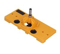 Stylebest Gabarit de Perçage de Charnière 35 Mm, Outil de Localisation Durable pour une Installation Facile de Porte à la Maison, Projets de Bricolage, Plastique D'ingénierie Jaune, 1 unité