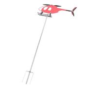 Stylebest Girouette d'avion en Métal, Conception Rotative Durable, Indicateur de Vent pour Patio Extérieur, Jardin, 11,4 Pouces