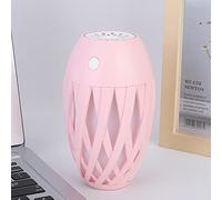 Stylebest Humidificateur de Fleur D'olivier 300 Ml avec Veilleuse et Mini Ventilateur pour Chambre à Coucher, Bureau, Maison Rose (Rose)