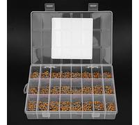 Stylebest Kit D'assortiment de Condensateurs en Céramique, 720 Pièces, pour L'électronique de Bricolage, avec Résistance à l'humidité, Jaune, 50V, 24 Types