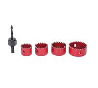 Stylebest Kit de Scie Cloche pour le Travail du Bois, Coupe-trou en Acier M42 Durable pour L'aluminium, le Bois, le Plastique et Plus, Tailles 32mm à 54mm 5 Pièces