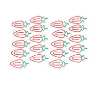 Stylebest Lot de 100 Trombones Fraises en Métal galvanisé, Design Mignon, Parfaits pour le Bureau et L'école