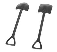 Stylebest Lot de 2 Cuillères à Pelle en Acier Inoxydable Durable, Cuillères à Dessert et à Glace pour la Cuisine, Design Ergonomique, Finition Brillante (Costume noir [boîte noire])
