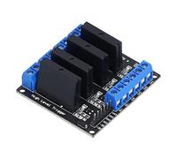 Stylebest Module de Relais Statique 4 Canaux avec Fusible pour les Amateurs D'électronique de Bricolage, Module de Relais 5 V AC de Haute qualité pour les Ingénieurs, de Courant de Travail Compact