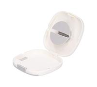 Stylebest Organisateur de Câbles de Données Polyvalent, Enrouleur de Câble de Chargement Portable et Durable pour Les Voyages, Le Bureau et la Maison, 7x7x1,4 Cm (Blanche)