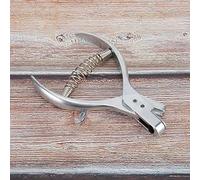 Stylebest Pince Coupante pour Bracelet en Cuir, Outil d'encoche de 3 Mm | Métal durable, Poignée antidérapante, Outil de réparation de montre, Prise en main confortable