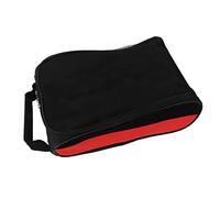 Stylebest Sac à Chaussures de, Support Portable Durable pour Le Stockage et L'organisation des Voyages, Sports de Plein Air, Taille 13.0x8.5x5.5in (Noir Rouge)
