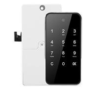 Stylebest Serrure D'armoire Intelligente, écran Tactile Numérique, Clavier électronique à Mot de Passe pour Casier et Sauna, Argent, 1 unité (Argent)