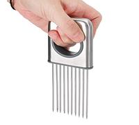 Stylebest Support Multifonctionnel pour Trancher les Oignons en Acier Inoxydable, pour des Outils de Sûrs de la Viande et des Légumes dans les Fournitures de Cuisine, 14 X 6,5 X 1,5 Cm