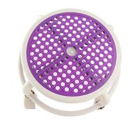 Stylebest Tabouret Bas Roulant avec Roues Universelles, Design Confortable et élégant, Parfait pour Un Usage Domestique, Matière Plastique (Violette)