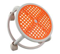 Stylebest Tabouret Bas Roulant avec Roues Universelles, Design Confortable et élégant, Parfait pour Un Usage Domestique, Matière Plastique (Orange)