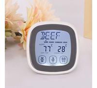 Stylebest Thermomètre de Cuisson Numérique avec écran Tactile et Minuterie pour Viande et Pain - Plastique Gris, Température Maximale 250 ℃, 1 unité