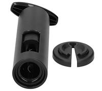 Stylebest Tire-bouchon en Forme de T, Ensemble D'ouvre-bouteille de Vin avec -capsule pour Accessoires de Cuisine, Outil de Bar Noir 2 Unités