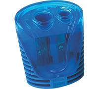 Stylex 34201 Taille-crayon double avec bac de récupération, couleurs assorties
