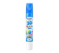 Stylo 3D Sans danger à séchage rapide et lisse loisirs créatifs DIY | Stylos à Bulles École Travaux Manuels Impression Pour Classe Maternelle Crèche Fête Anniversaire 10ML bleu