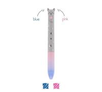 Stylo à bille bicolore Legami Click and Clack Chat Multicolore G