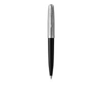 Parker – Stylo à bille Parker 51 – Rétractable, corps noir, attributs chromés, pointe moyenne