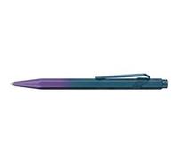 Stylo à bille avec étui Caran d'Ache 849 Claim Your Style Violet Marin Violet Marin G