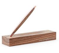 Stylo à bille avec pointe tactile, en aluminium, finition rose doré
