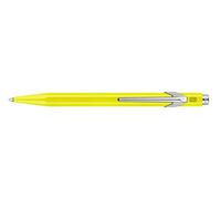 Stylo à bille Caran d'Ache Popline Jaune Fluo